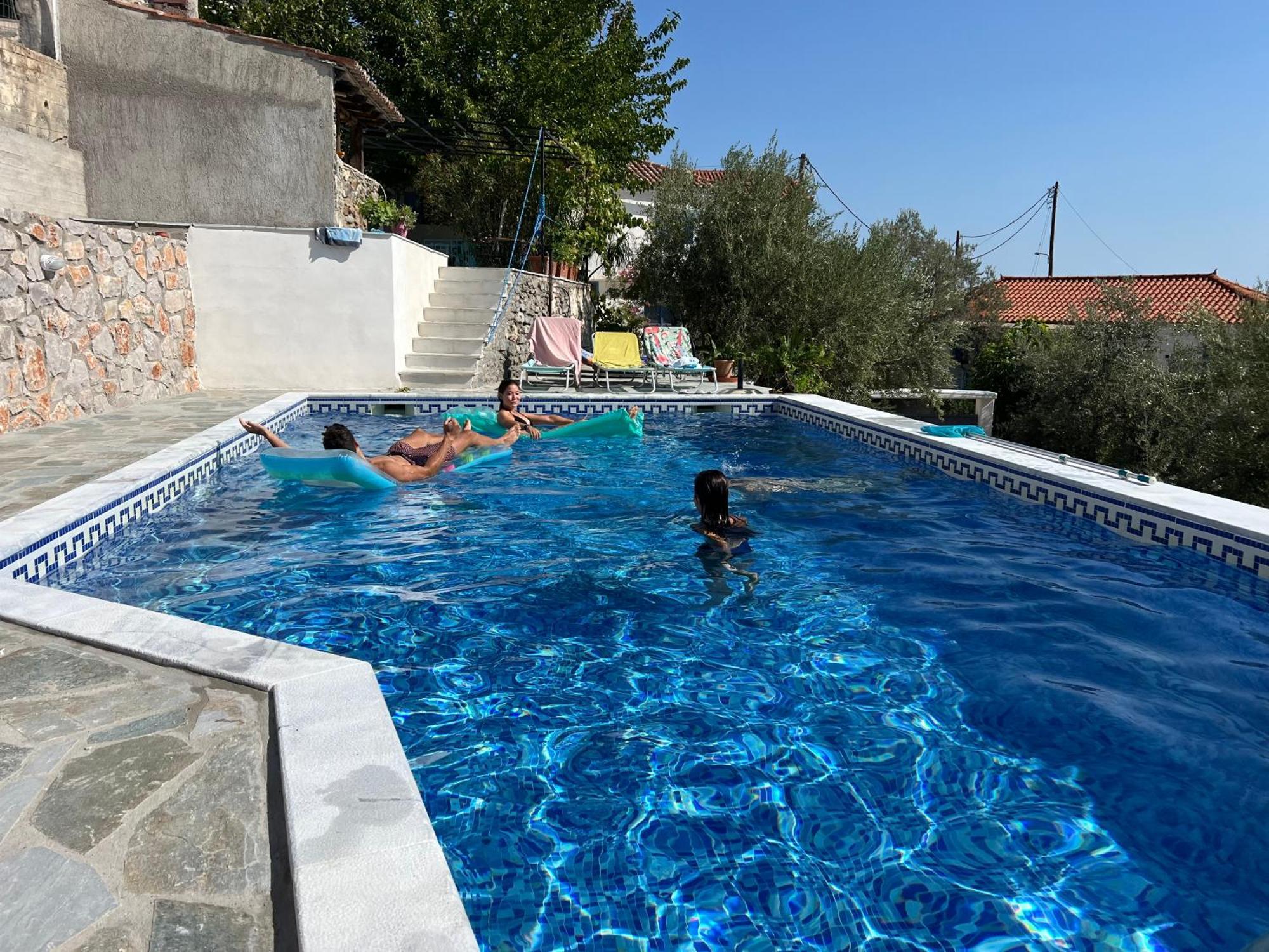 Maison Charme Avec Piscine Privee, Pres De La Mer A Sappounakeika, Tyros Sapounakeika 外观 照片